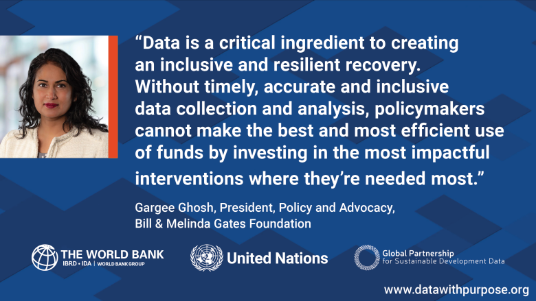 Gargee Ghosh: Data is a critical ingredient to creating an inclusive and resilient recovery.