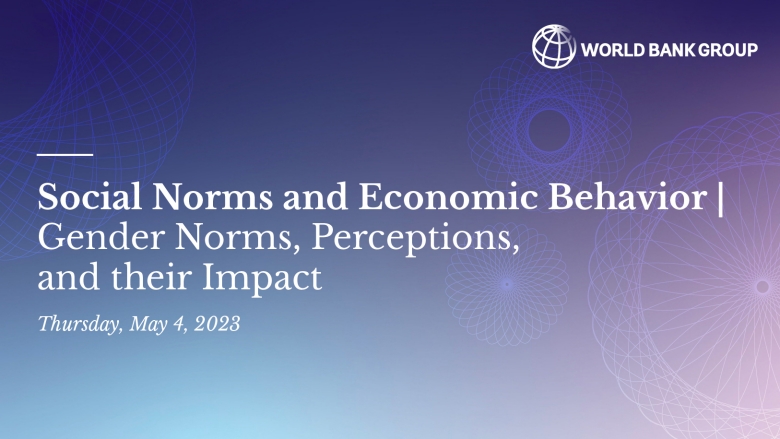 Social Norms and Economic Behavior: Gender Norms, Perceptions, and their Impact