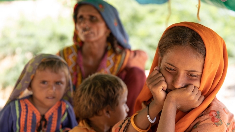 Sindh province flood affectees in Pakistan