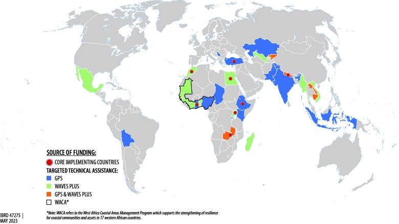The Global Partnership for Sustainability (GPS) projects and locations