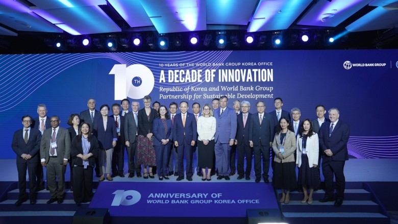 Anna Bjerde in Korea for 10th Anniversary World Bank Group-Korea Event