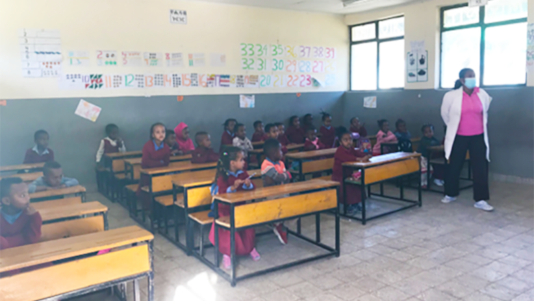 Ethiopia pre-primary students