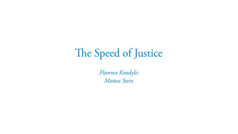 Speed of Justice