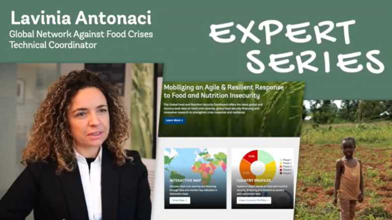 Lavinia Antonaci on the Global Food Security Dashboard