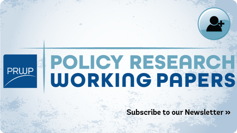 Policy Research Working Paperd