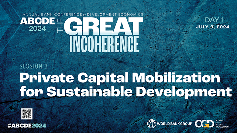 ABCDE 2024—Session 3: Private Capital Mobilization for Sustainable Development