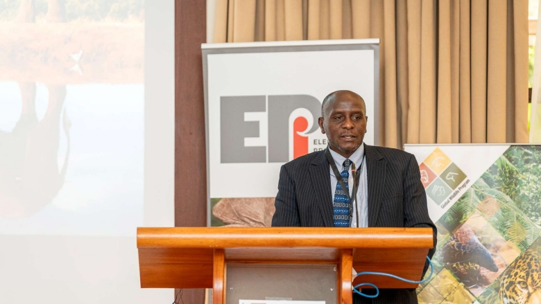 Dr. Cheruiyot sharing Kenya’s vision for conservation