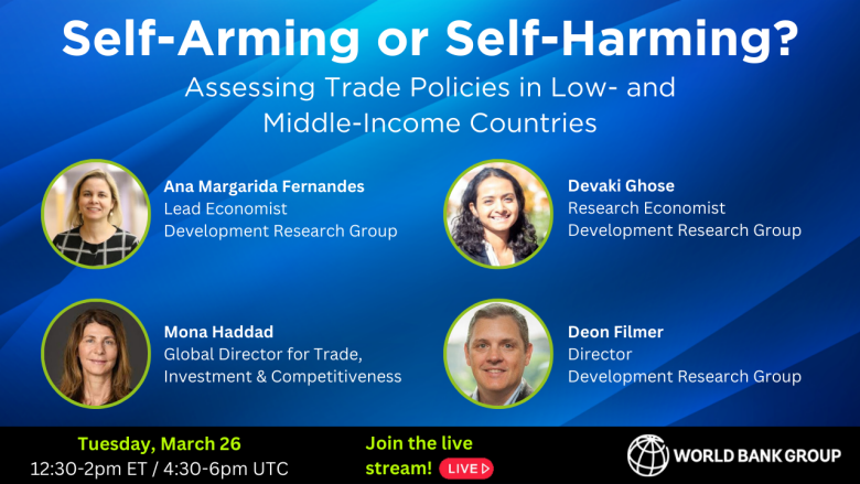 Postcard for the Policy Research Talk "Self-Arming or Self-Harming? Assessing Trade Policies in LMICs"