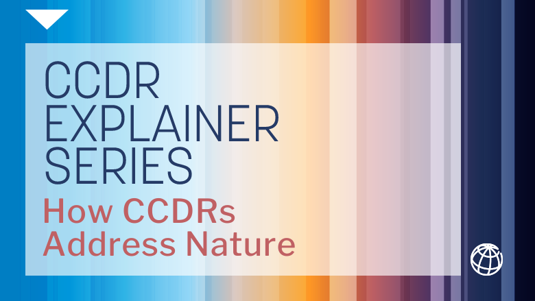 CCDR Explainer - How CCDRs address nature