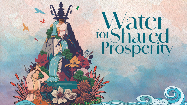 An image of the cover of the Water for Shared Prosperity Report