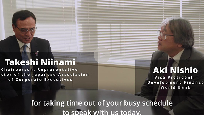 Takeshi Niinami & Aki Nishio in conversation