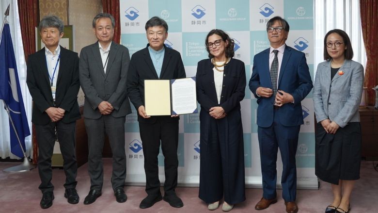 partnership ceremony with Shizuoka Japan
