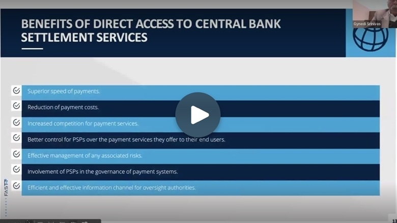 Webinar RTGS Access for Non-Bank Payment Providers
