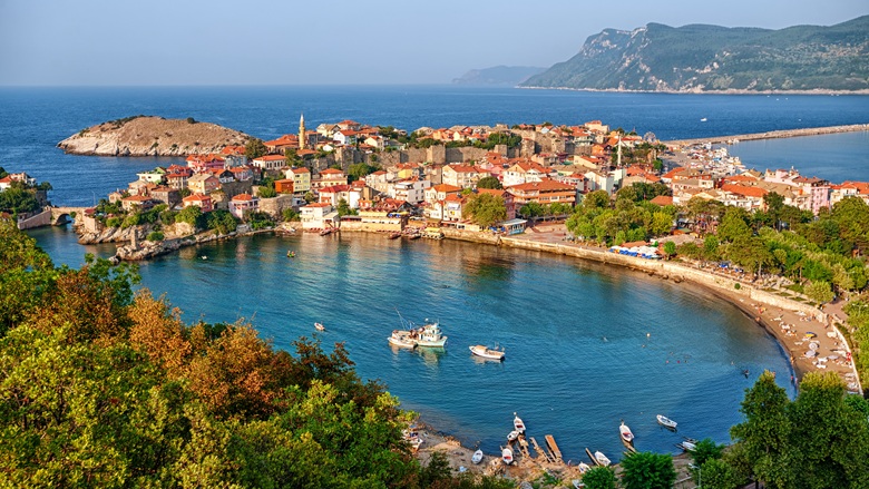 Amasra town on Türkiye's Black Sea coast