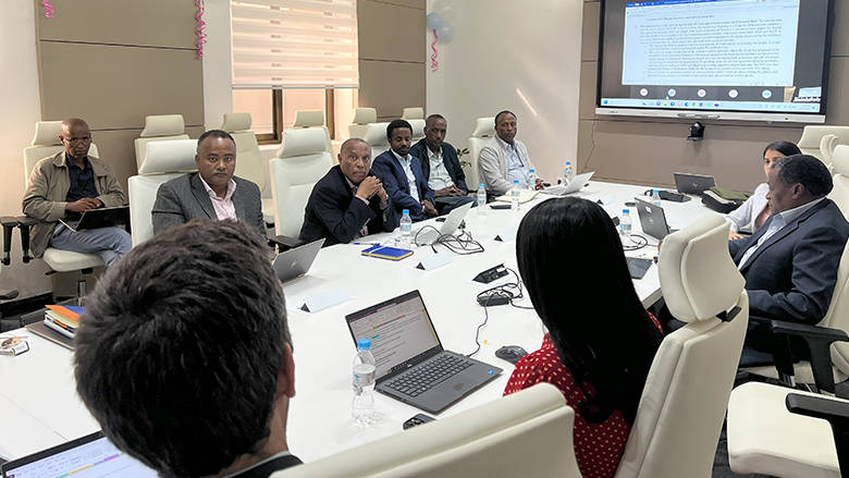 Communications Room at Ministry of Innovation and Technology, funded under the project as part of COVID response.