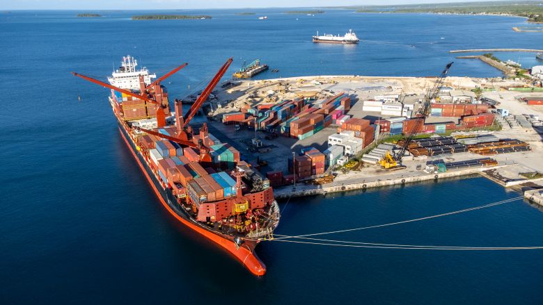 port, ship, trade, containers, nukualofa, tonga